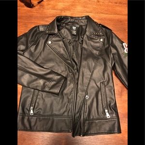 Miss Lili Women’s Jacket Small Faux  Stud Lined